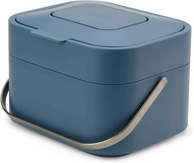 $90.42 • Buy Joseph Joseph Stack 4 Food Waste Caddy With Odour Filter - Sky