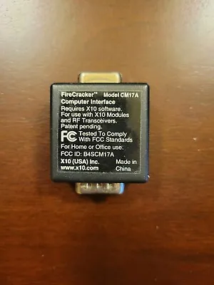 $6.99 • Buy X10 CM17A FireCracker Computer Interface Module Serial Port