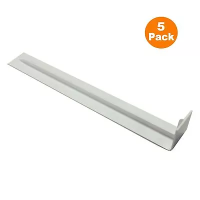 5 X UPVC Plastic Fascia Board Straight Butt Joint White 300mm Round Edge Profile • £12.99