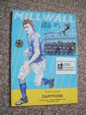 MILLWALL V DARTFORD...1983/84 FA CUP • £0.85