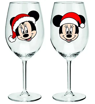 X24 Minnie Mouse Christmas Wine Glass Envelope Stickers Full Colour  • £3.49