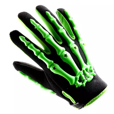 Youth Kids Motorcycle Motocross MX BMX Dirt Bike Racing Sports Skeleton Gloves • $15.95