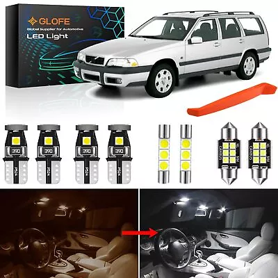 6000K Bright White Interior Lights Package Replacement For 1998 1999 2000 Volvo • $12.34