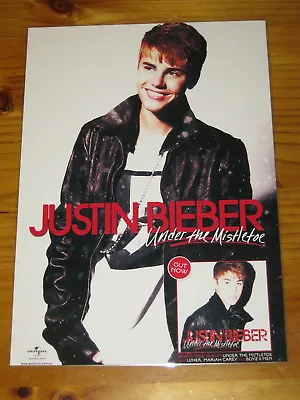 $13.95 • Buy JUSTIN BIEBER - UNDER THE MISTLETOE - XMAS - Laminated Promo Poster