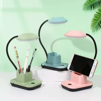 Led Reading Desk Small Desk Lamp Charging USB Dormitory Bedside Lamp Nightlight • $19.22