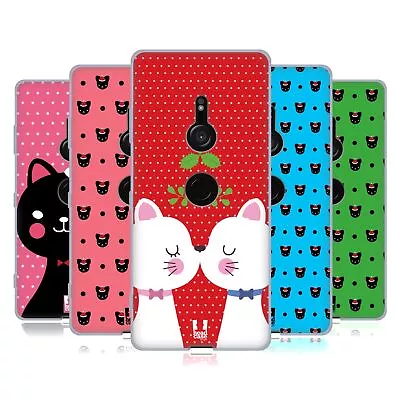 $9.85 • Buy Head Case Designs Christmas Cats Soft Gel Case For Sony Phones 1