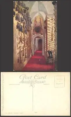 Warwick Castle Armoury W.W. Quatremain Old ART Postcard • £1.99