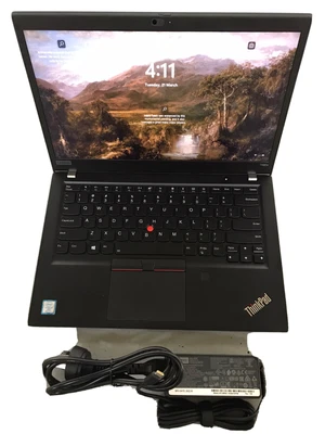 $899 • Buy Lenovo ThinkPad T490S 14  Laptop (512GB, 32GB RAM, Core I7 8th Gen, TouchScreen)
