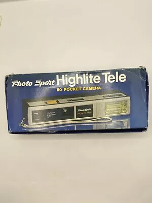 1980s Photo Sport Highlite 110 Camera Untested • £18.99