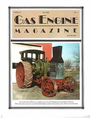 15-30 Mogul Tractor Prony Brake Electro-Magnetic Engine 1898 Hercules • $16.06