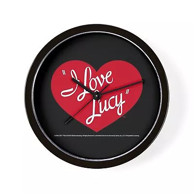 CafePress I Love Lucy: Logo Unique Decorative 10  Wall Clock (1957373607) • $29.99