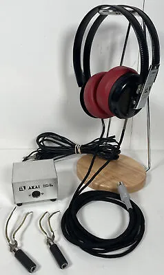 Ultra Rare Vintage AKAI AEH-10 Stereo Audiophile Electrostatic Headphones • $374.95