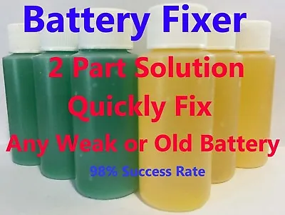 Liquid Solution Refurbish Repair Renew Golf Cart Batteries Battery Kit Fix • $49.21