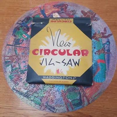 VTG 1940's Waddingtons Circular Jigsaw ''A.R.P. Design   No 203 Complete • £74.95