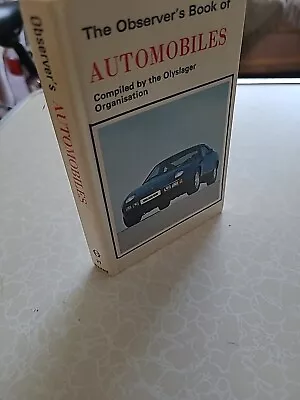 Observer's Book Of Automobiles • £7.99