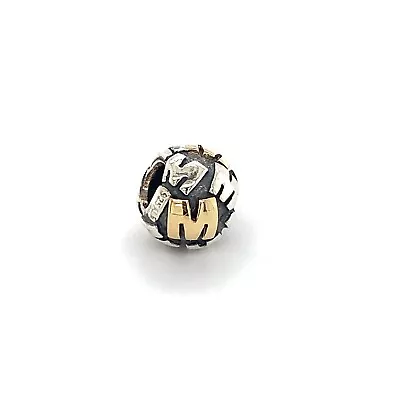 Pandora Letter M Two Tone Charm  • $90