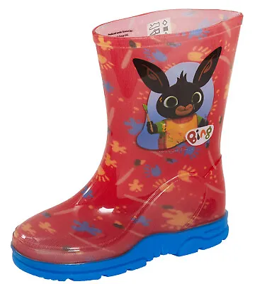 £9.95 • Buy Bing Bunny Wellington Boots Kids Boys Girls Wellies Rain Snow Boots Infant Shoes