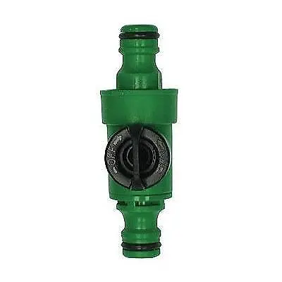 Kingfisher Plastic Inline Hose Tap Green IT608 • £5.30