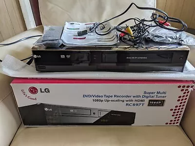 LG RC897T DVD VCR Combo Player VHS To DVD Recorder HDMI 1080p Digital TV Tuner • $345.99