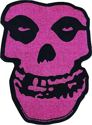 Sticker - Misfits SPARKLE Pink Crimson Ghost Skull Punk Rock Band 5  Decal #5676 • $5.50
