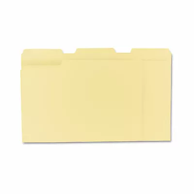 UNIVERSAL File Folders 1/3 Cut Assorted One-Ply Top Tab Letter Manila 100/Box • $15.06