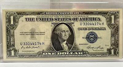 1935 E Blue Seal Silver Certificate  One Dollar Circulated. Free Shipping. • $6.50