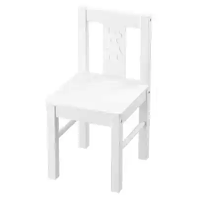 Ikea Kritter Nursery Home Kids Childrens Wooden ChairPlaying Chair White • £35.61