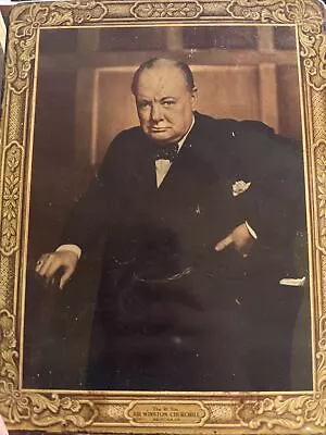 Vintage 1956 Huntley And Palmer Winston Churchill Biscuit Tin • £1.20