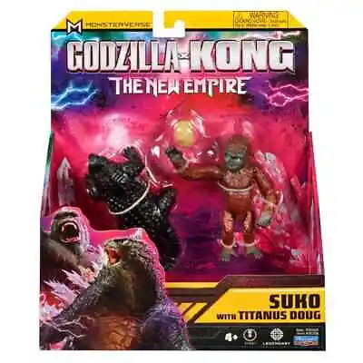 Playmates Godzilla X Kong New Empire Suko With Titanus Doug 4  Figure 2024 NEW • $24.95