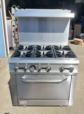 Falcon AR36-6 Natural Gas 36  Stainless Cast Iron Restaurant Range 6 Burner • $1499.99