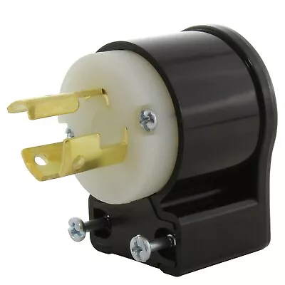 15A 125V 3-Prong NEMA L5-15P Multi-Angle Locking Elbow Male Plug By AC WORKS® • $13.99