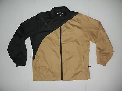 SUN MOUNTAIN Gold/Black WATERPROOF GOLF JACKET Rain Windbreaker Coat Men's XL • $24.99