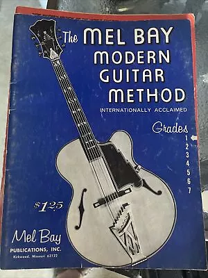 VTG 1966 The Mel Bay Modern Guitar Method Grade 1 Guitar Learning Course NICE • $10