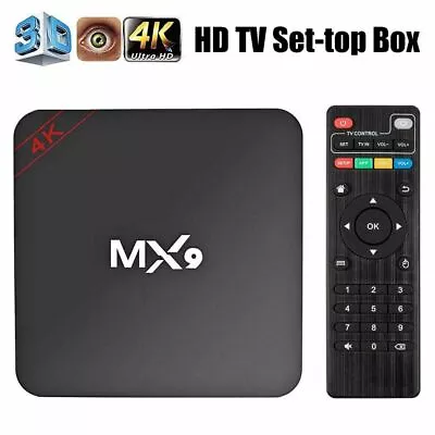$42.24 • Buy Android 11.0 TV Receivers MX9 TV Box WiFi Media Player Set Top Box Smart TV Box
