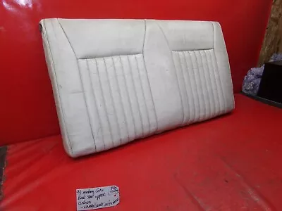 90-93 Mustang Convertible Back Rear Seat Upper Cushion Backing White Leather • $200