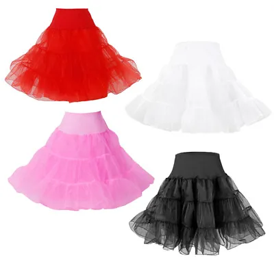 Hip Hop 50s Shop Womens Vintage Style Crinoline Petticoat Slip • $19.99