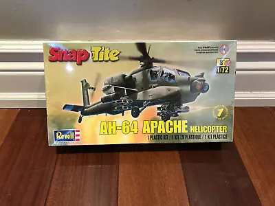 Revell 1/72 SnapTite® AH-64 Apache Helicopter Model KIT#85-1183~NEW In BOX 5 Pro • $16.99