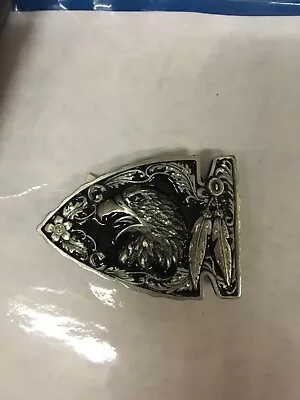 Vintage 1995 Arroyo Grande Buckle Co Silver Western Eagle Belt Buckle • $17