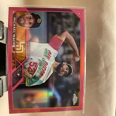 Michael Wacha 2023 Topps Chrome Update Pink Refractor Padres #USC189 • $1