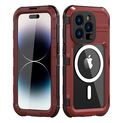 For IPhone 15 Pro Max 14+ Waterproof Case Metal Shockproof Mag Safe Full Cover • $22.99