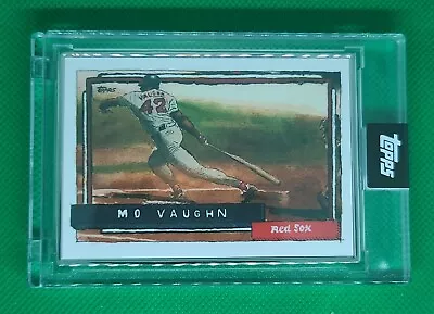 2021 Topps Spotlight 70 Mo Vaughn By Andy Friedman Hand Numbered To /25 Red Sox • $29.99