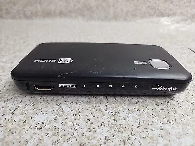 Rocketfish Model: RF-G1501 4K 4-port HDMI Switch - Black • $7.69