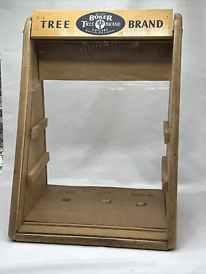 Vintage Boker Tree Brand Knife Display Case Showcase Missing Pieces • $222.24