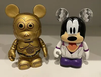 Disney Vinylmation  LOT Star Wars C-3PO And Disco Goofy  🎬 • $18