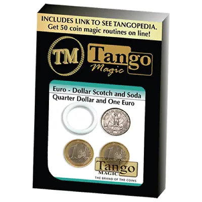 Euro-Dollar Scotch And Soda (ED000) (Quarter Dollar And 1 Euro) By Tango - Trick • $32.99