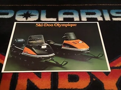 🏁 ‘74 SKI-DOO OLYMPIQUE Snowmobile Poster     Vintage Sleds • $21.88