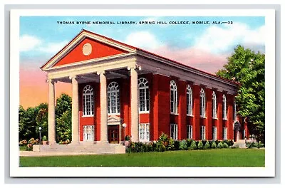 Postcard: AL Thomas Byrne Memorial Library College Mobile Alabama - Unposted • $8.96