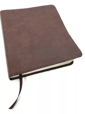 ESV Journaling Bible (Mocha Threshold Design) Clean Minimal Writing • $20