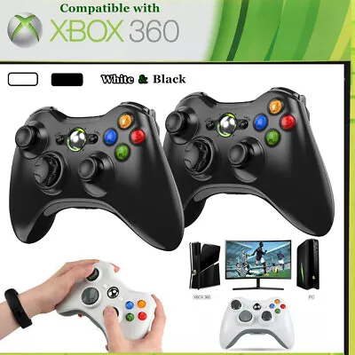 Wireless Controller For Microsoft Xbox 360 / 360 Slim / 360 E PC WIN 11/10/8/7🎮 • £10.99