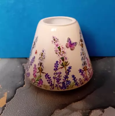 Made By Yankee Candle - Pretty Glass  Butterflies & Flowers  Funnel Top • £2.50